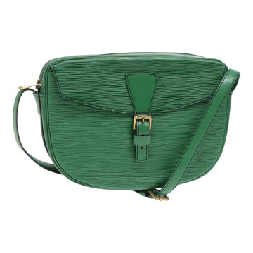 LOUIS VUITTON Epi Jeune Fille MM Shoulder Bag Green M52154 LV Auth 87755