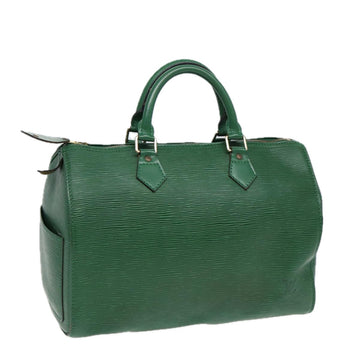 LOUIS VUITTON Epi Speedy 30 Hand Bag Borneo Green M43004 LV Auth 87801