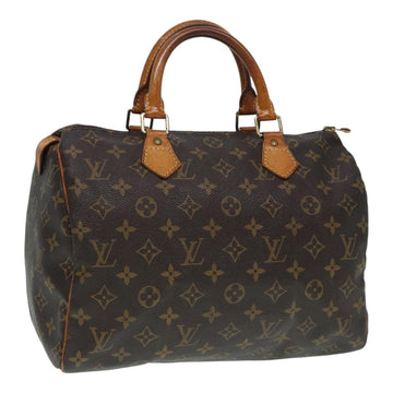 LOUIS VUITTON Monogram Speedy 30 Hand Bag M41526 LV Auth 87818