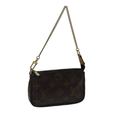 LOUIS VUITTON Monogram Mini Pochette Accessoires Pouch M58009 LV Auth 87845