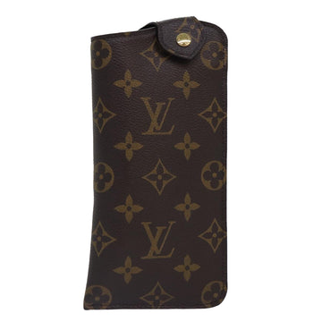 LOUIS VUITTON Monogram Etui Lunette MM Glasses Case M66544 LV Auth 87850