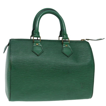 LOUIS VUITTON Epi Speedy 25 Hand Bag Borneo Green M43014 LV Auth 87947