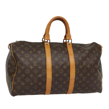 LOUIS VUITTON Monogram Keepall 45 Boston Bag M41428 LV Auth 87977