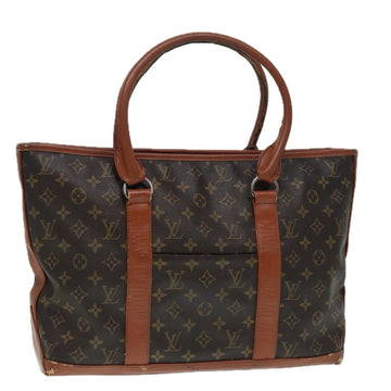 LOUIS VUITTON Monogram Sac Weekend PM Tote Bag M42425 LV Auth 87978