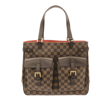 LOUIS VUITTON Damier Ebene Uzes Tote Bag