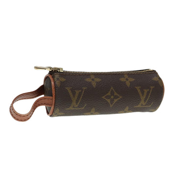 LOUIS VUITTON Monogram Etui 3 Ball de Golf Pouch M58249 LV Auth 88053