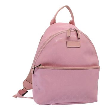 GUCCI GG Canvas Backpack Pink Silver 271327 Auth 88181