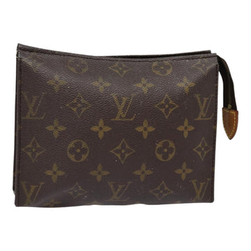 LOUIS VUITTON Monogram Poche Toilette 19 Pouch M47544 LV Auth 88329