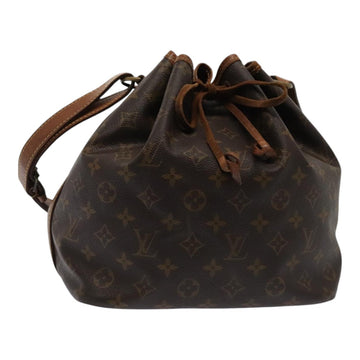 LOUIS VUITTON Monogram Petit Noe Shoulder Bag M42226 LV Auth 88351