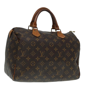 LOUIS VUITTON Monogram Speedy 30 Hand Bag M41526 LV Auth 88395