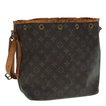 LOUIS VUITTON Monogram Petit Noe Shoulder Bag M42226 LV Auth 88505