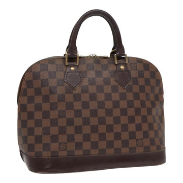 LOUIS VUITTON Damier Ebene Alma PM Hand Bag N53151 LV Auth 88589