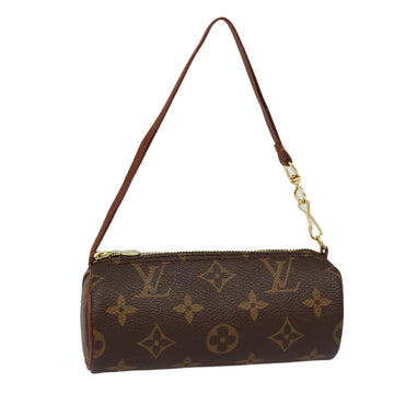 LOUIS VUITTON Monogram Papillon Pouch LV Auth 88901