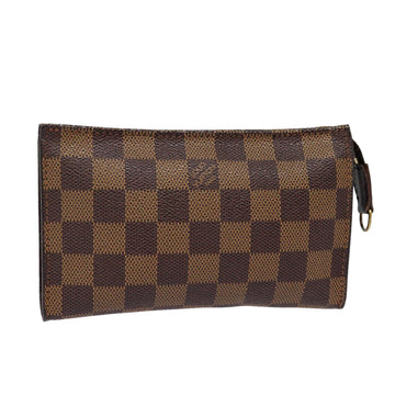 LOUIS VUITTON Damier Ebene Marais Pouch LV Auth 89126