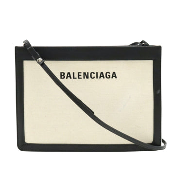 BALENCIAGA Navy pouch Clutch Bag