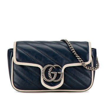 GUCCI Mini GG Marmont Torchon Crossbody Bag