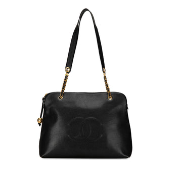 CHANEL CC Caviar Shoulder Bag