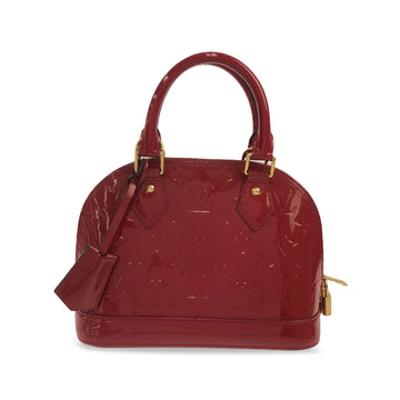 LOUIS VUITTON Monogram Vernis Alma BB Satchel