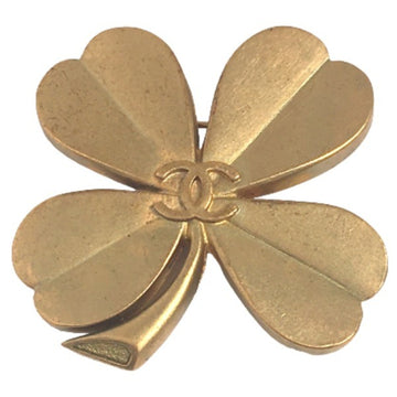 CHANEL Clover Brooch