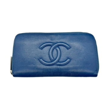 CHANEL Long portefeuille zippe Wallet