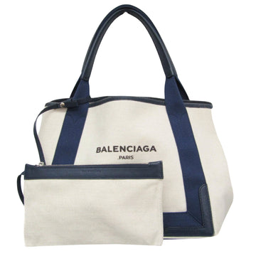 BALENCIAGA Navy Cabas Handbag