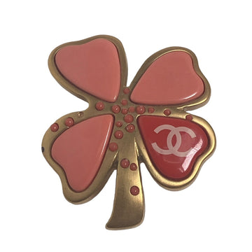 CHANEL Clover Brooch