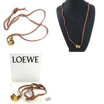 LOEWE Anagram Pendant Necklace