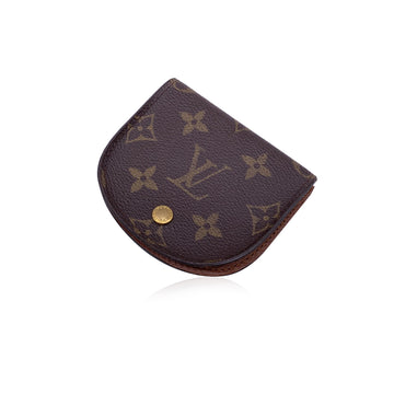 LOUIS VUITTON Vintage Monogram Canvas Gousset Coin Purse M61970