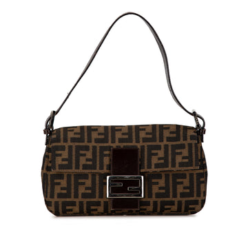 FENDI Zucca Canvas Baguette