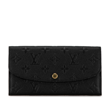 LOUIS VUITTON Monogram Empreinte Emilie Wallet Long Wallets