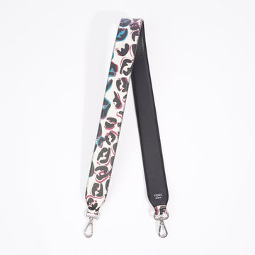 Fendi Strap You Multi FF Print / Black Leather