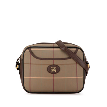 BURBERRY Vintage Check Canvas Crossbody Crossbody Bag