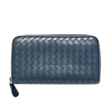 BOTTEGA VENETA Intrecciato Zip Around Long Wallet Long Wallets