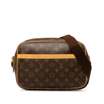 LOUIS VUITTON Monogram Reporter PM Crossbody Bag