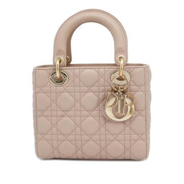 DIORSmall Lambskin Cannage Lucky Badges My Lady  Satchel