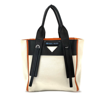 PRADA Canvas Ouverture Satchel