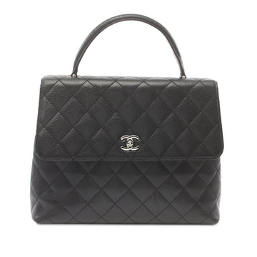 CHANEL Caviar Kelly Top Handle Bag