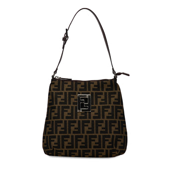 FENDI Zucca Canvas Shoulder Bag