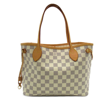 LOUIS VUITTON Damier Azur Neverfull PM Tote Bag