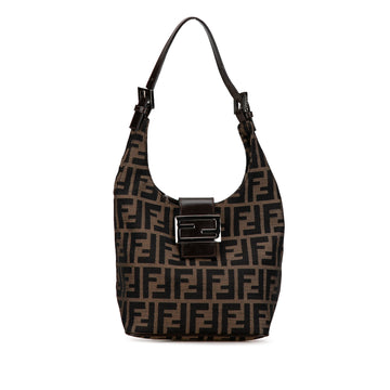 FENDI Zucca Canvas Shoulder Bag