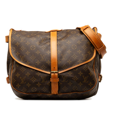 LOUIS VUITTON Monogram Saumur 35 Crossbody Bag