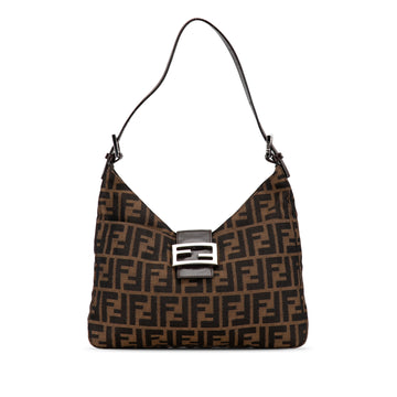 FENDI Zucca Canvas Shoulder Bag