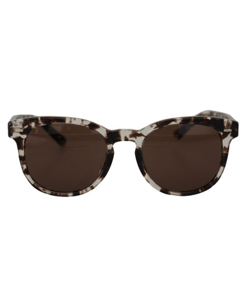 Dolce & Gabbana Women's Brown Havana Frame Round Lens DG4254F Sunglasses