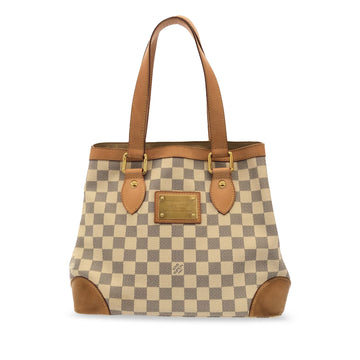 LOUIS VUITTON Damier Azur Hampstead PM Tote Bag