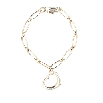 Tiffany Elsa Peretti Sterling Silver Open Heart Bracelet