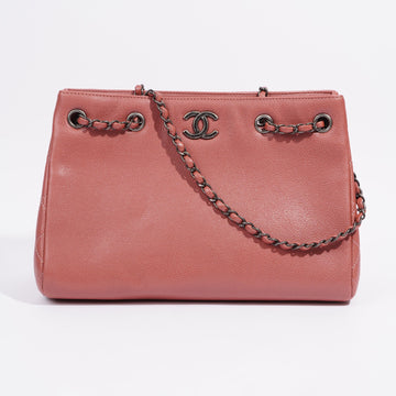 Chanel Classic Tote Pink Leather