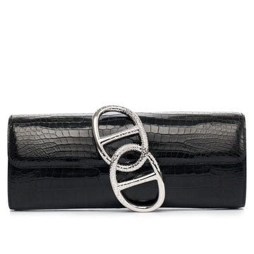 HERMES Egee Clutch Exotic with Diamonds