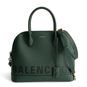 BALENCIAGA Balenciaga Balenciaga large Ville shoulder bag in green leather