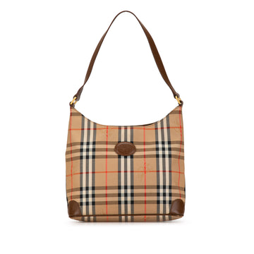 BURBERRY Haymarket Check Shoulder Bag