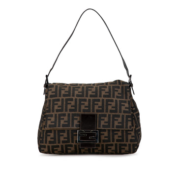 FENDI Zucca Canvas Mamma Forever Shoulder Bag